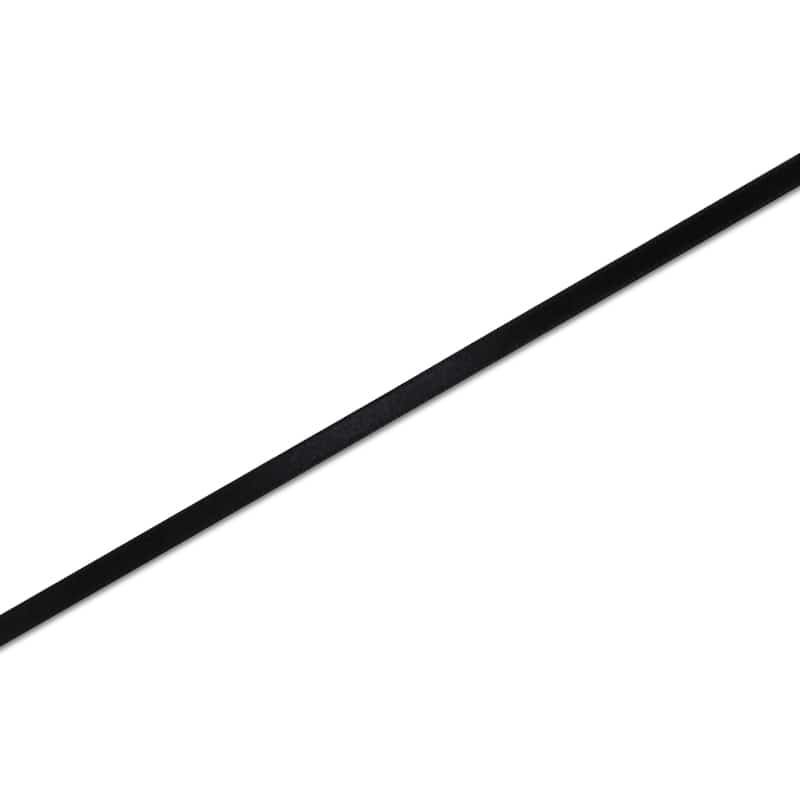 HEIKO シングルサテンリボン 6mm幅×20m 黒 1巻