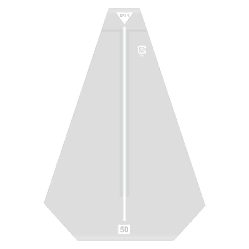HEIKO サンドイッチ袋 50 イージーカット ライン白 100枚／袋×10袋（合計1,000枚／箱）