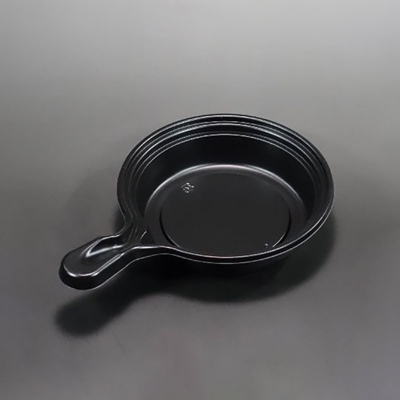 エースパック テイクアウト容器 スキレット 本体 黒 50個/袋